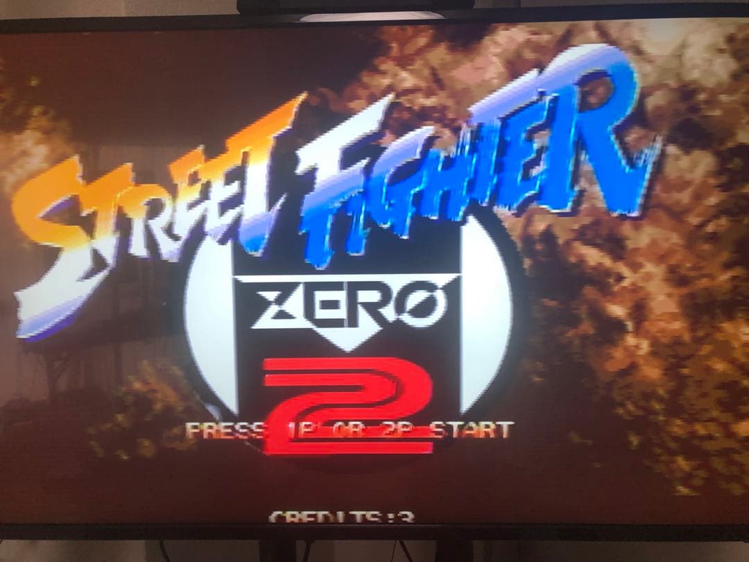 カプコンCPS2 ストリートファイターZERO ジャンク品　アーケード基板