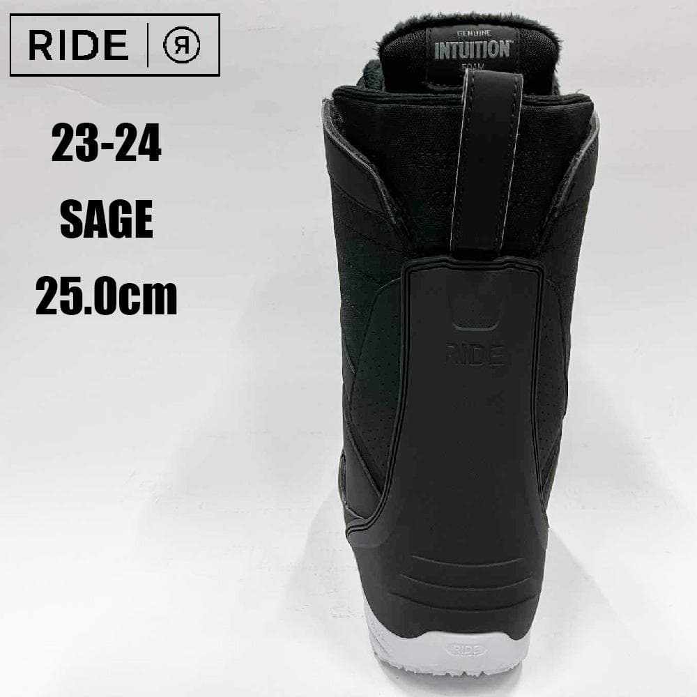 【新品】23-24 RIDE SAGE 25.0cm 女性用スノーボードブーツ