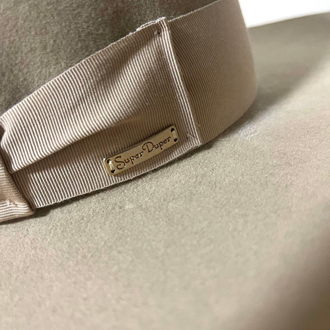 未使用 美品 イタリア製 スーパードューパー フェドラ ハット