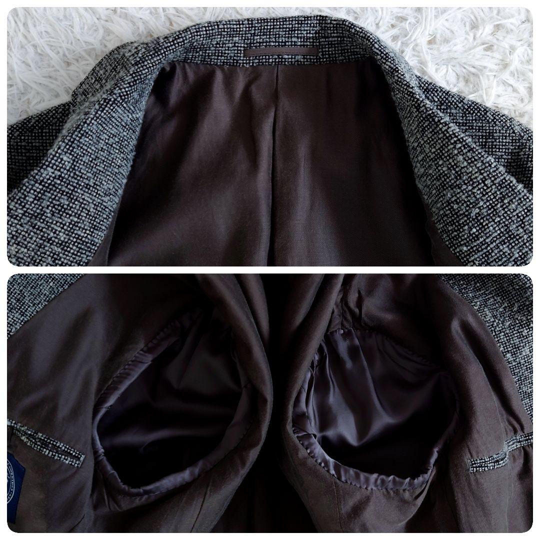 大きいサイズ　アルパカ混　J.PRESS　テーラードジャケット　ツイード　LL