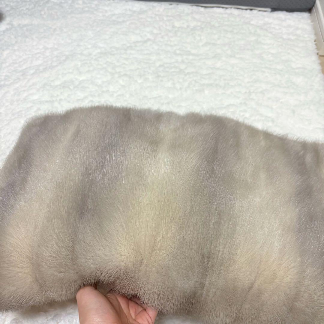 【肉厚人気カラー】 MOONBAT サファイアミンク　毛皮コート