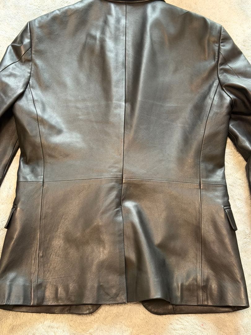 山p 様  カルバンクライン レザー テーラードジャケット