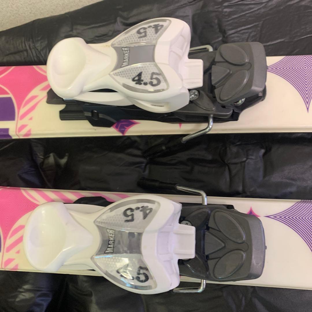 k2スキー板 ブーツ 、ストック付き