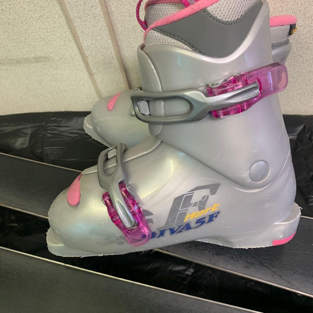 k2スキー板 ブーツ 、ストック付き