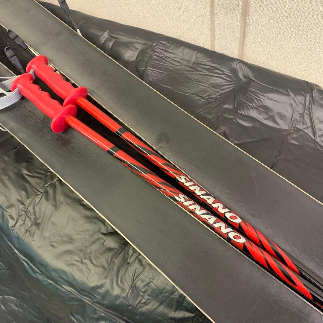 k2スキー板 ブーツ 、ストック付き