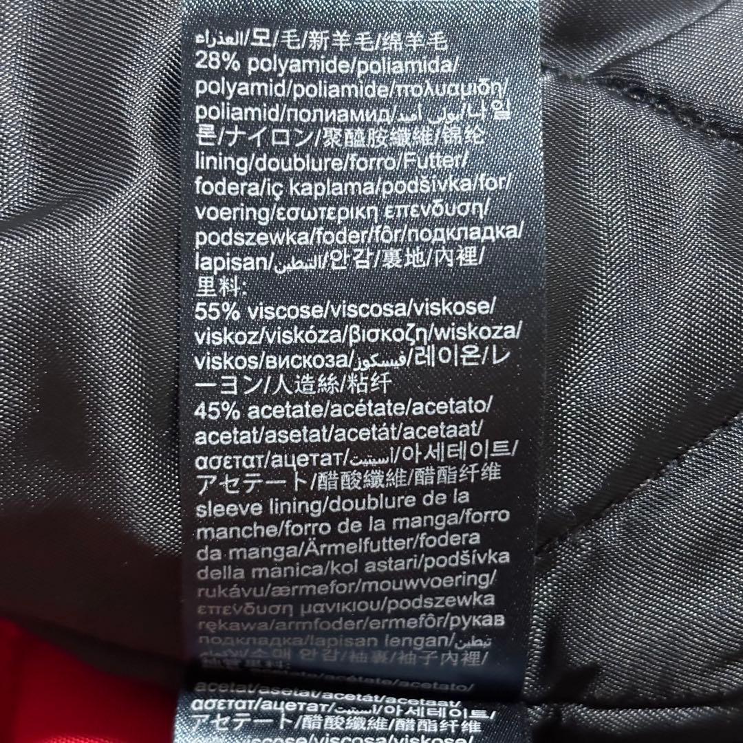 美品 トミーヒルフィガー ピーコート マンテコ社 TH TECH 裏地中綿