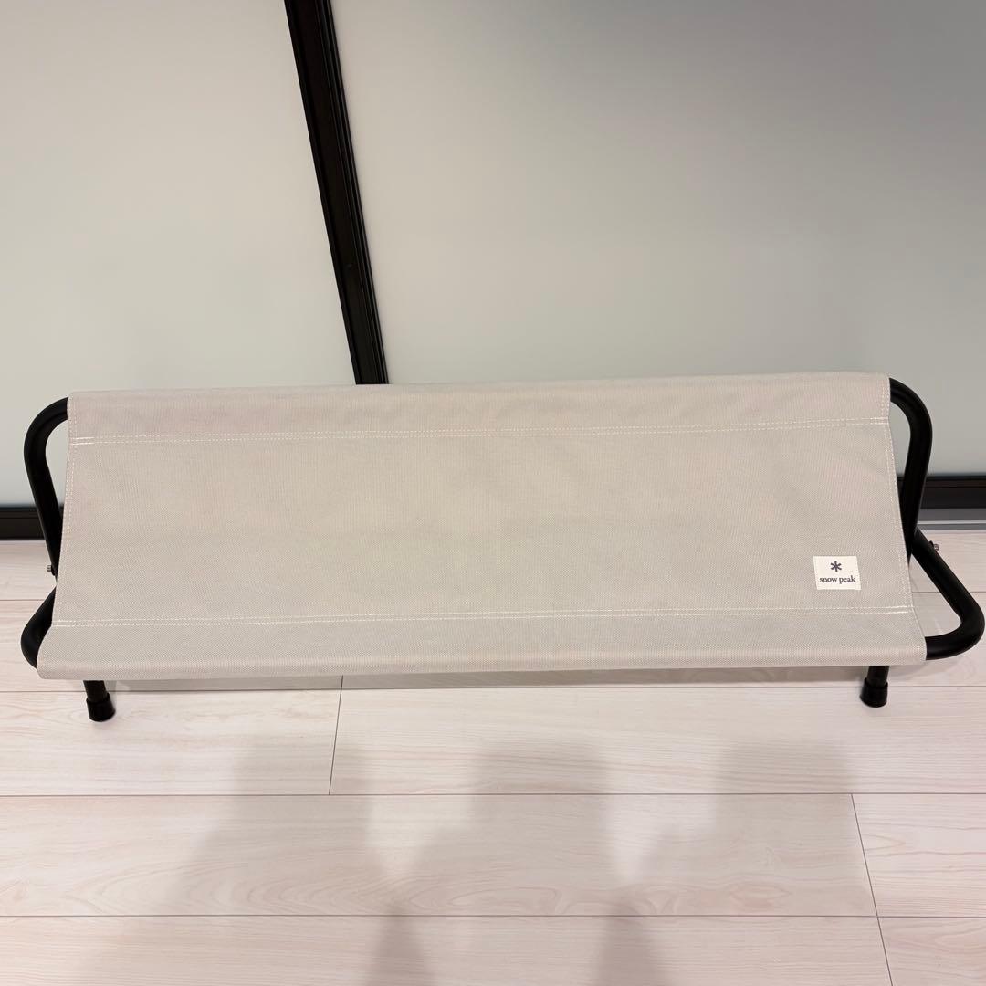 【美品】スノーピークFDベンチ アイボリー LV-071-1-IV チェア