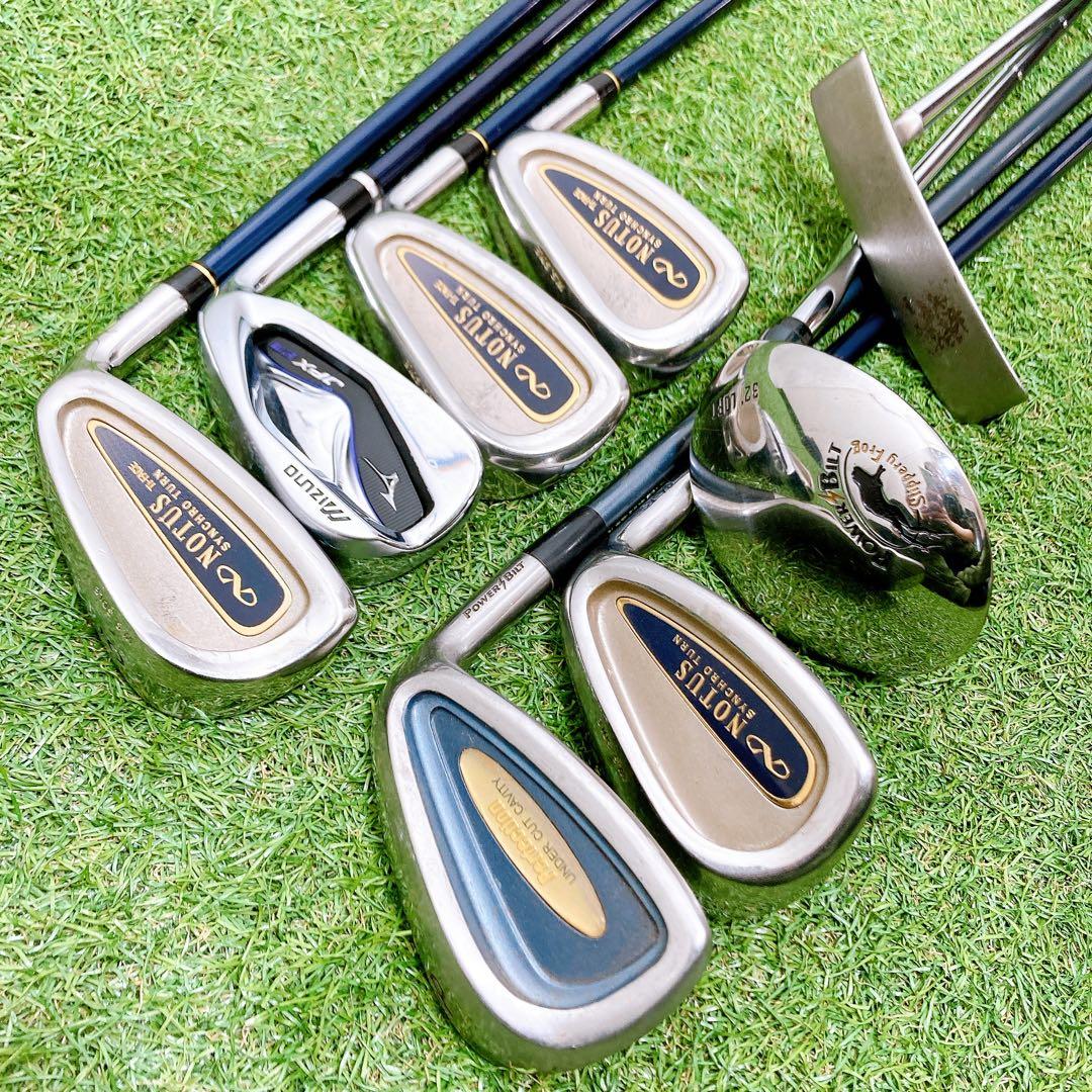 N5.ミズノ　初心者オススメ　メンズセット　ゴルフクラブ　12本　右利き