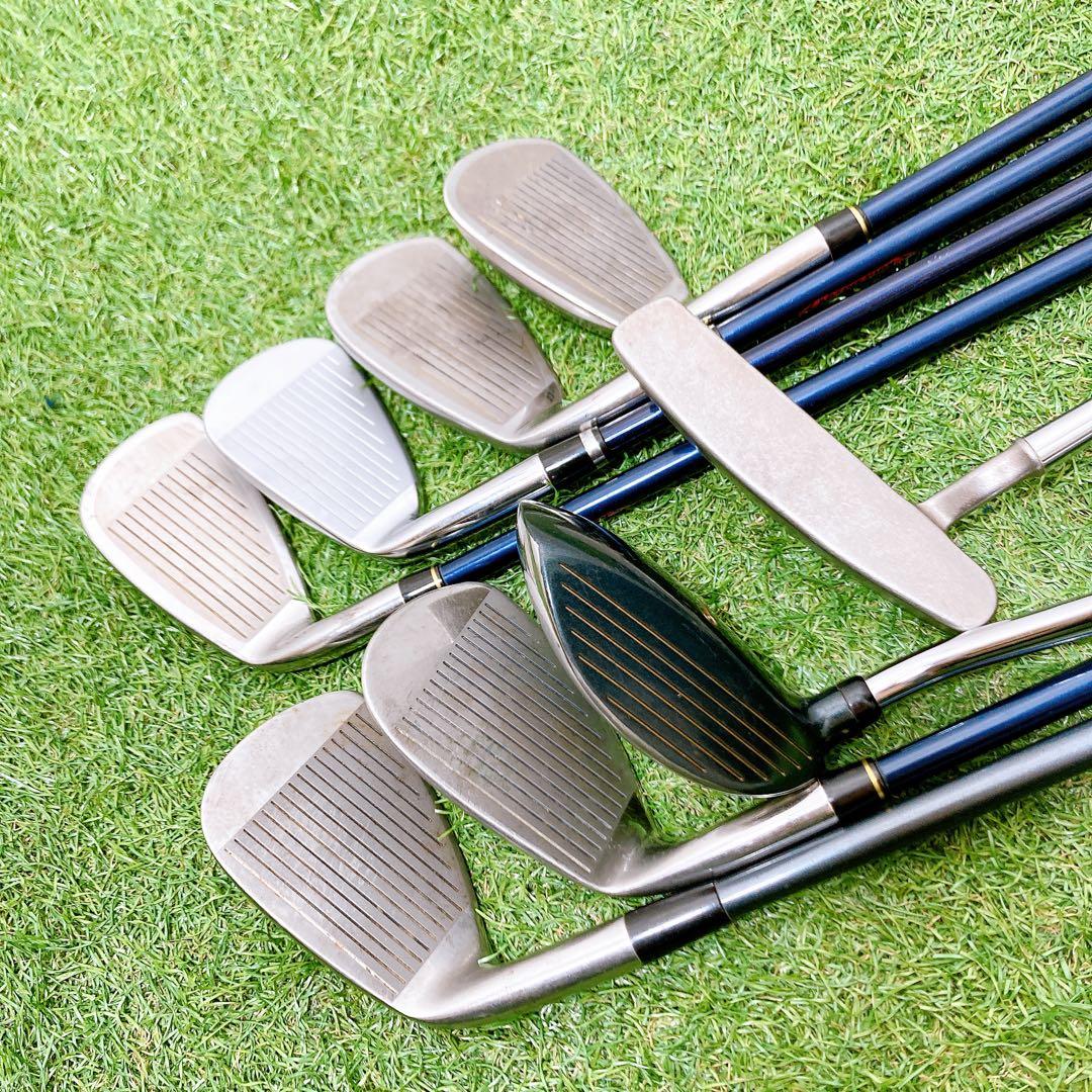 N5.ミズノ　初心者オススメ　メンズセット　ゴルフクラブ　12本　右利き