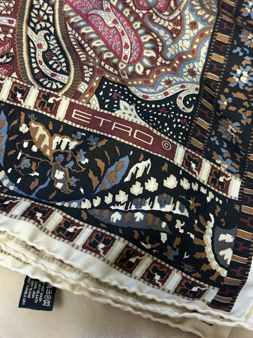 【新品】ETRO エトロ　ペイズリー　スカーフ