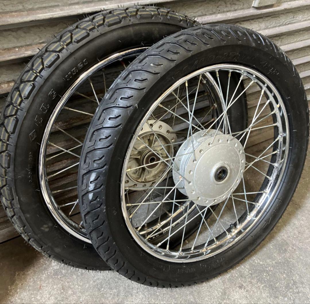 太足★ホンダ スーパーカブ 前後ホイール&タイヤセット★検索用 AA01 C50