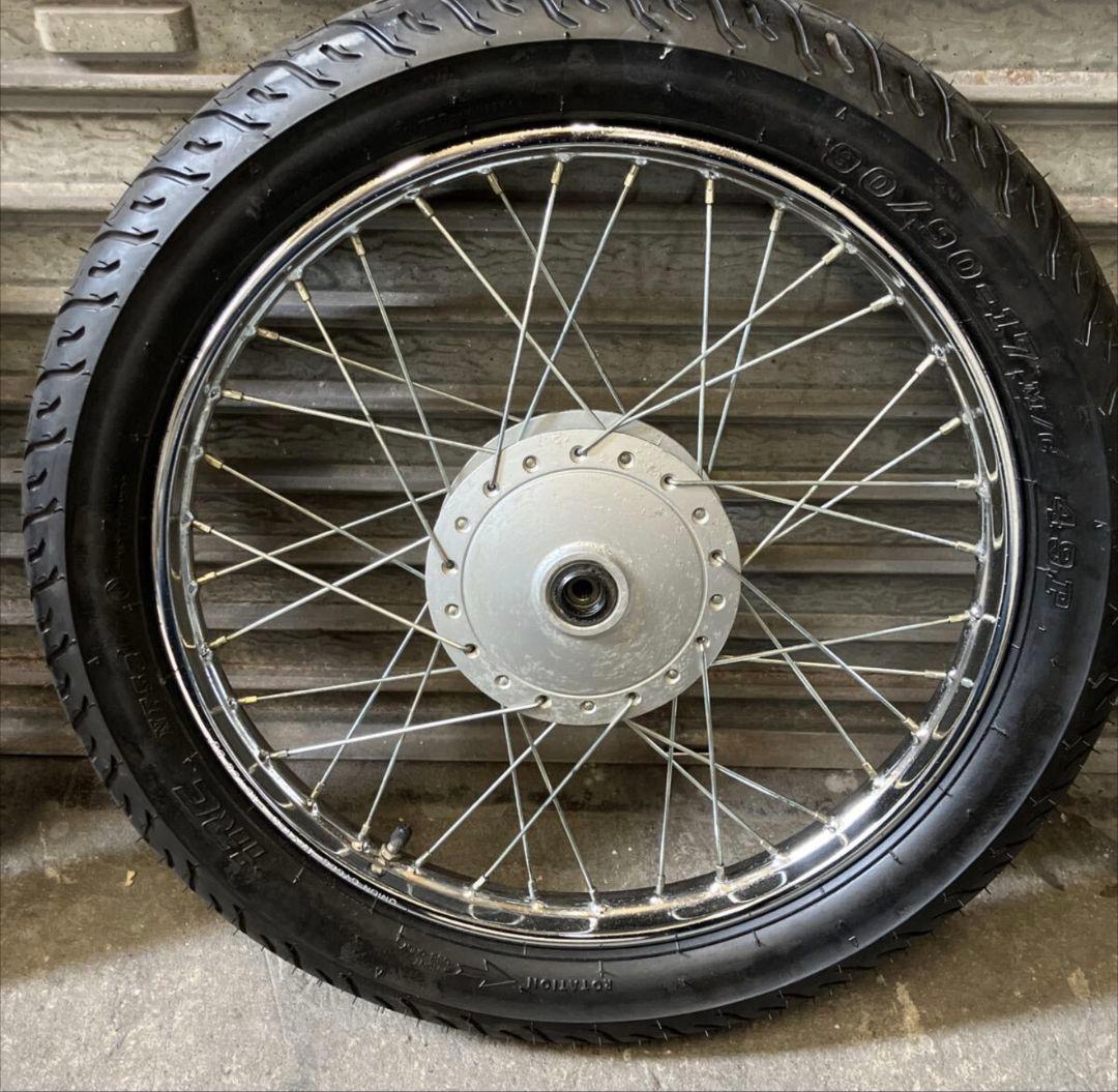 太足★ホンダ スーパーカブ 前後ホイール&タイヤセット★検索用 AA01 C50