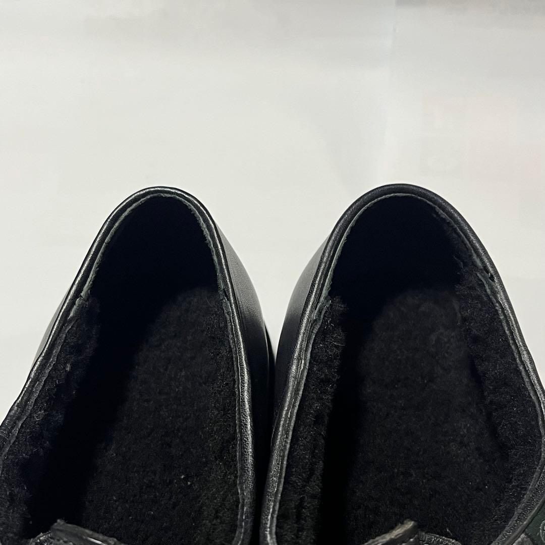 【未使用】Paraboot ミカエル黒 レザー ローファー 24cm UK4.5