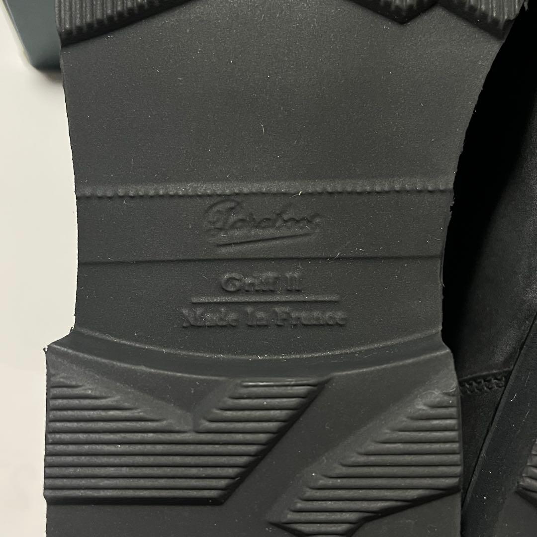 【未使用】Paraboot ミカエル黒 レザー ローファー 24cm UK4.5