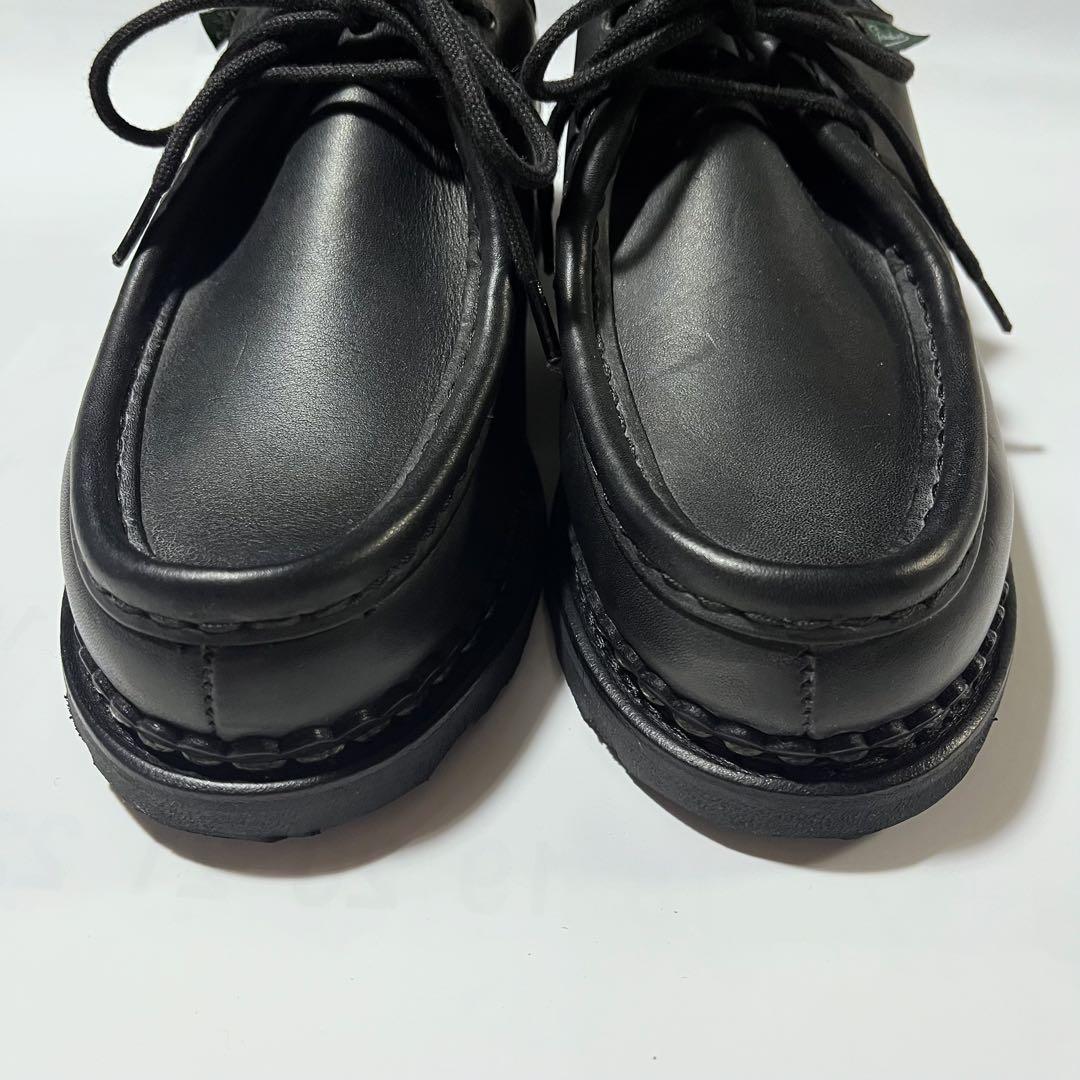 【未使用】Paraboot ミカエル黒 レザー ローファー 24cm UK4.5