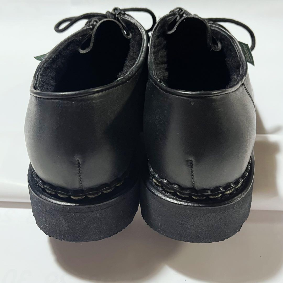 【未使用】Paraboot ミカエル黒 レザー ローファー 24cm UK4.5