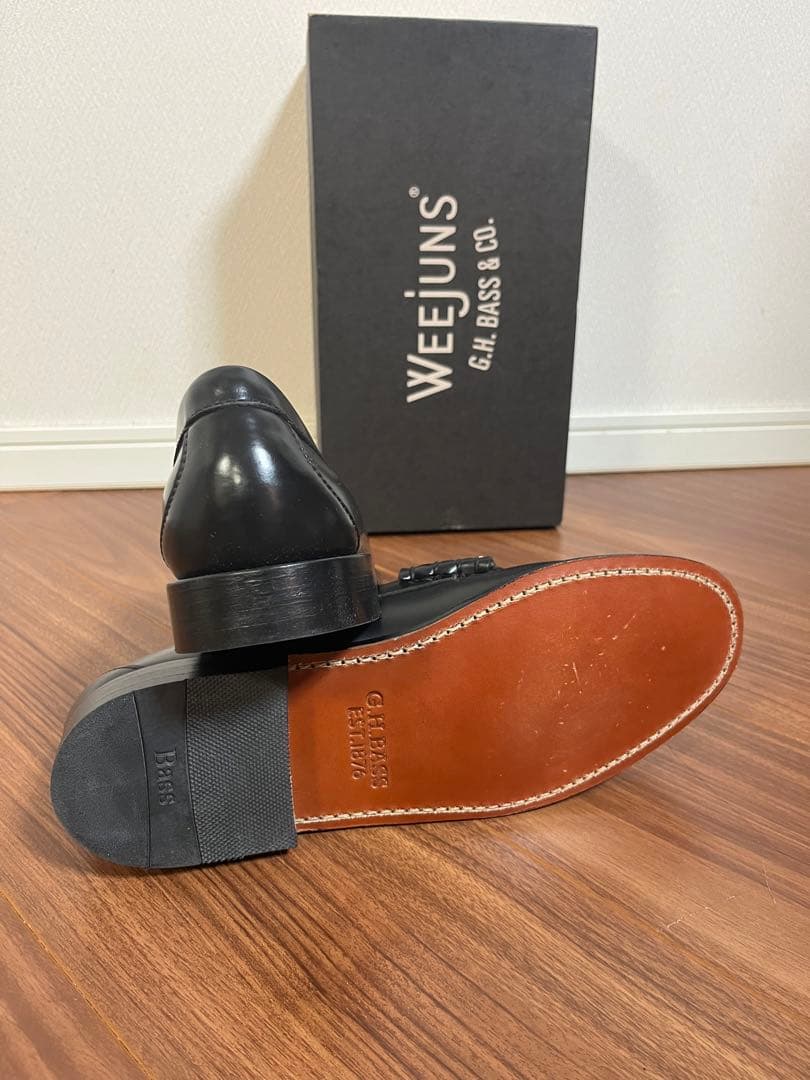 新品3.6万 G.H.BASS ローファー Larson コンビ 27.0cm