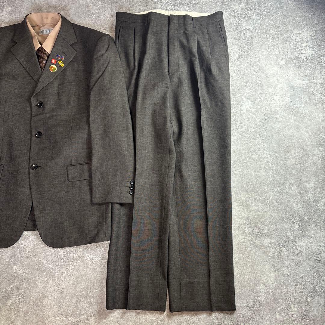セットアップ ダブルスーツ 成人式 入学式 ピンズ vintage no.87