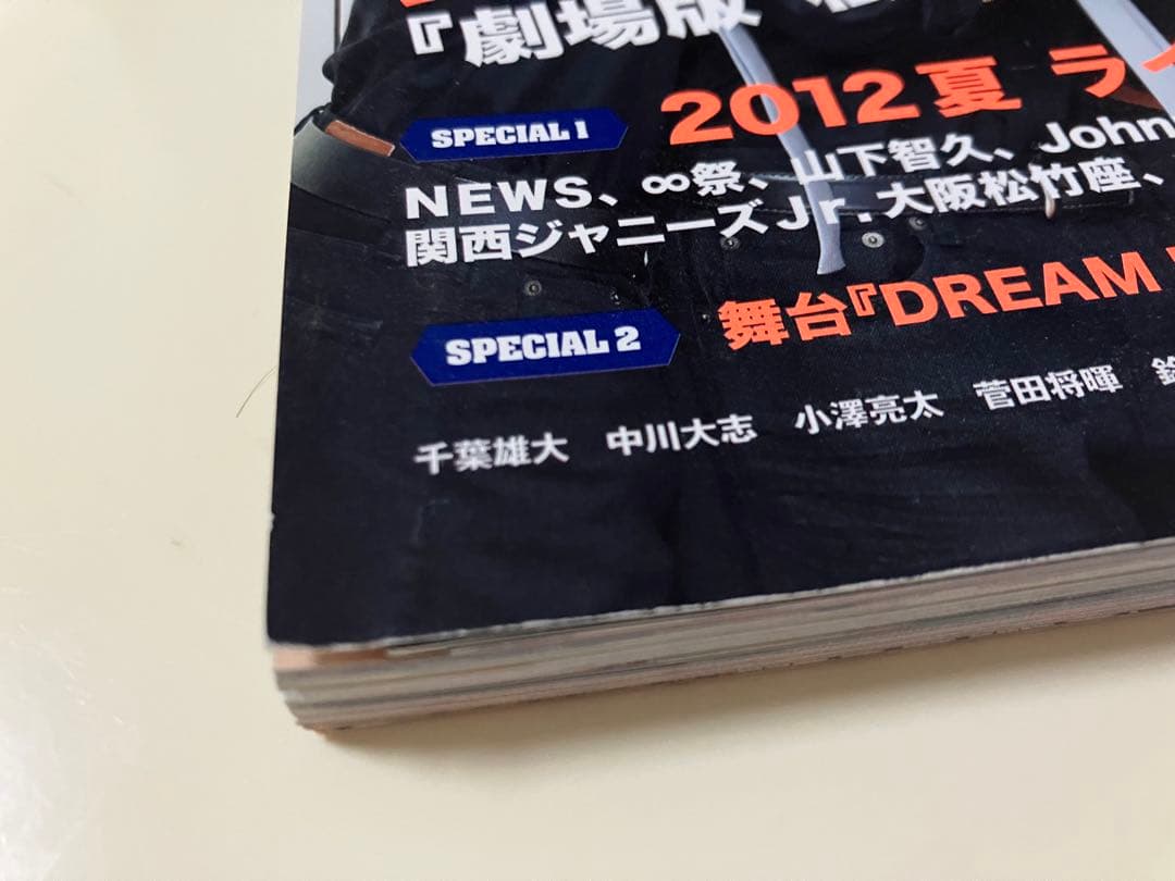 WiNK UP SixTONESバカレア組表紙（2012年10月号）