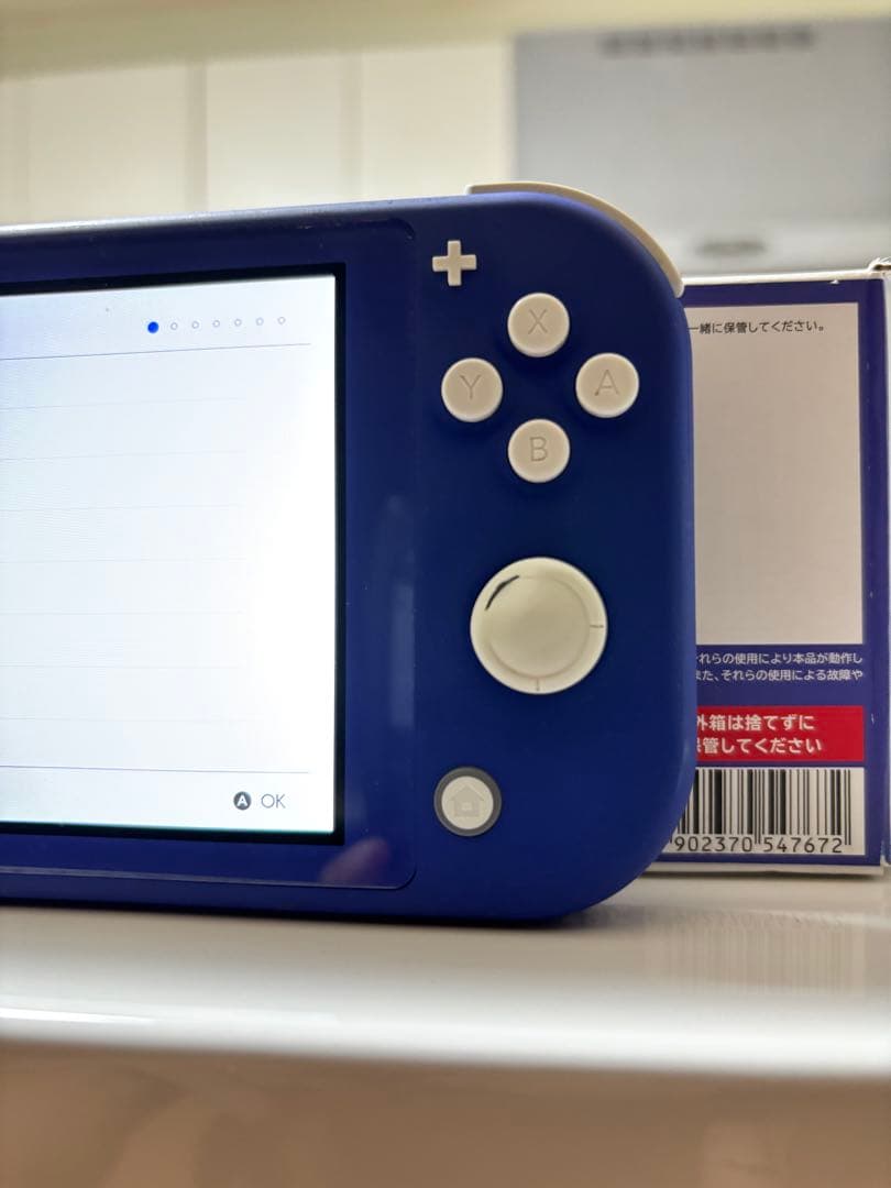 Nintendo Switch Lite ブルー 本体 ACアダプター箱付き