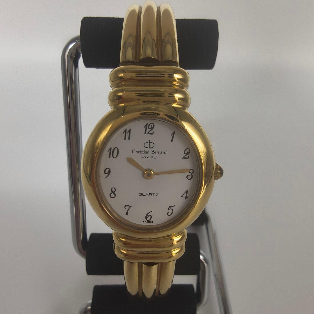 Christian Bernard ゴールドレディースウォッチ　稼働品