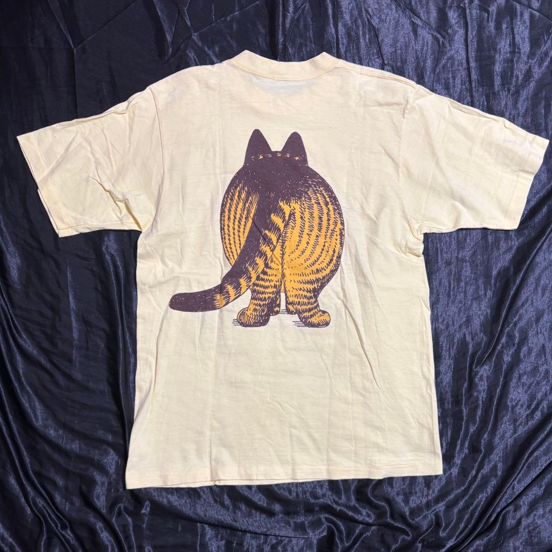 こ*ち様 70s USA製　クリバンキャット　両面プリント　tシャツ