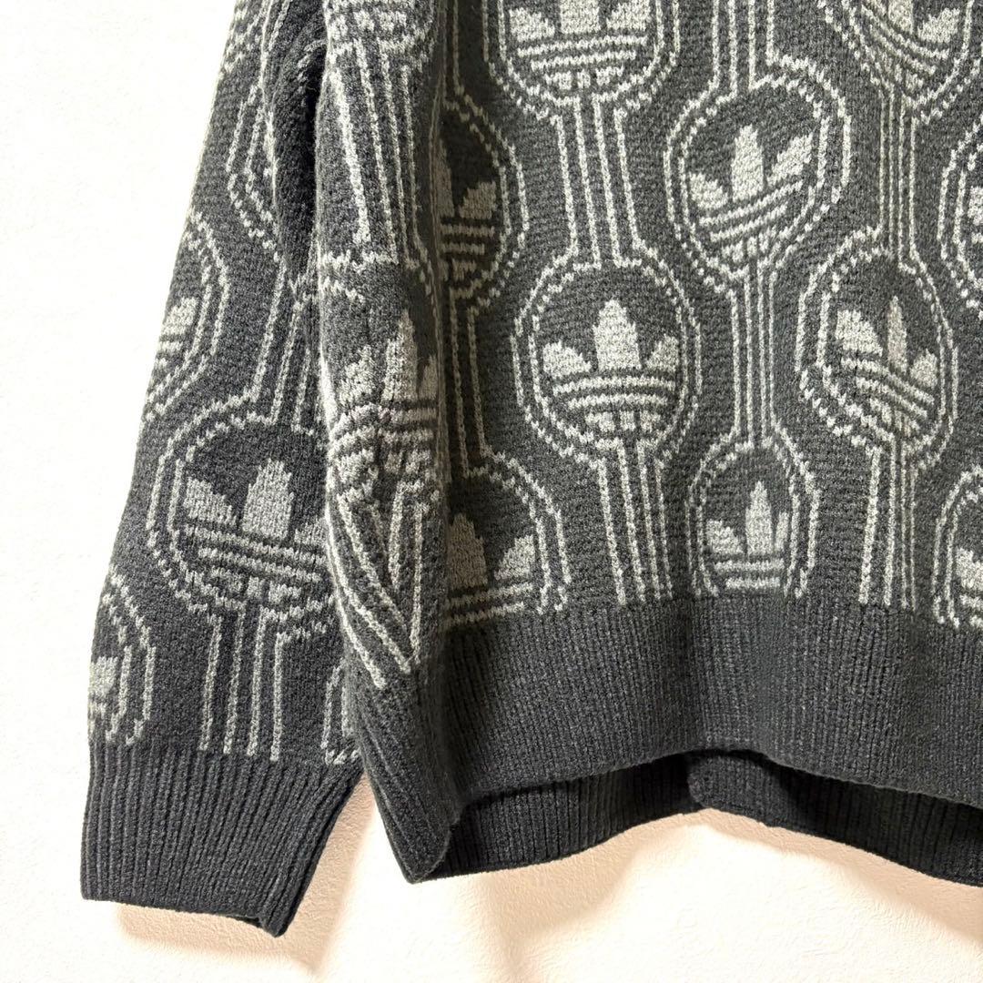 アディダス オリジナルス Lサイズ 70Sトレフォイルカーディガン 黒