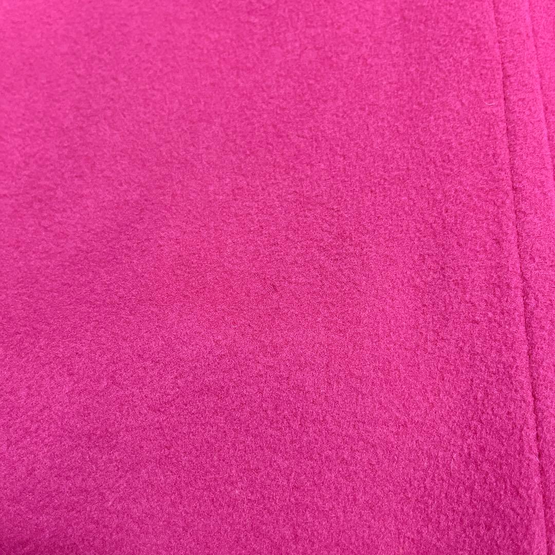 超希少✨イヴサンローラン YSL ウールコート フーデッドコート ピンク M
