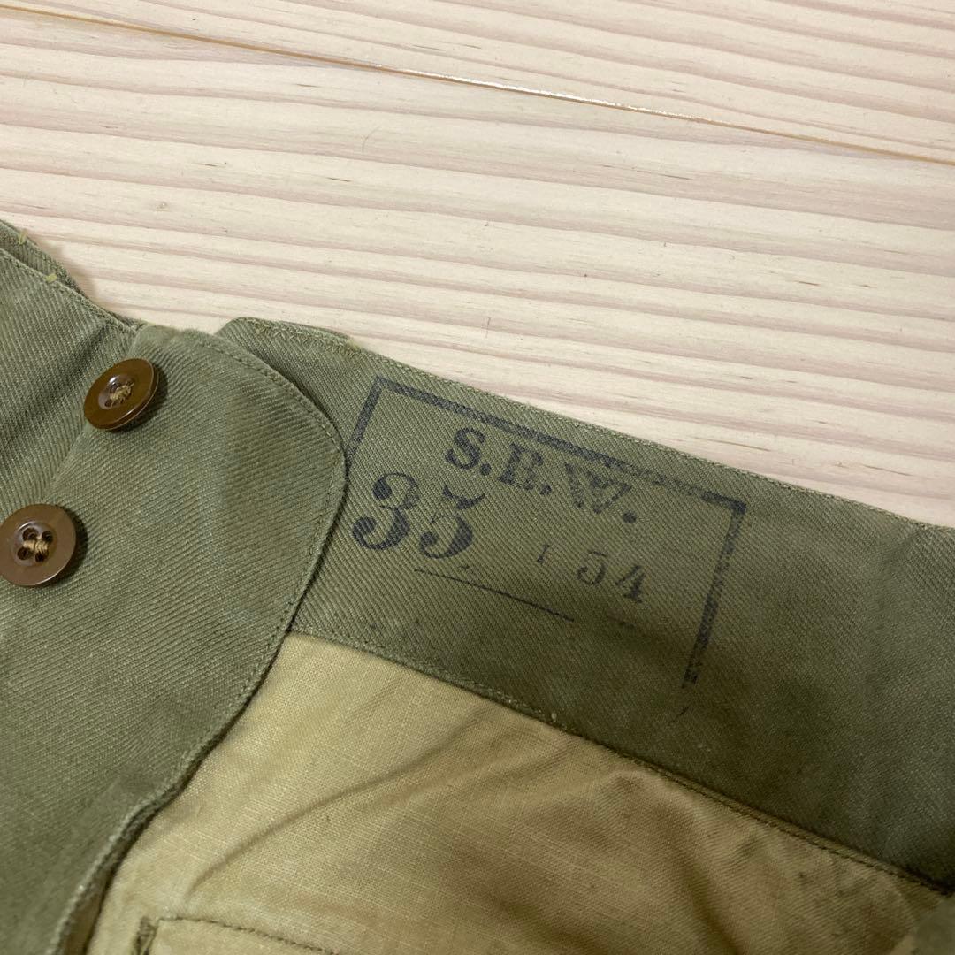 フランス軍 M47パンツ前期型 35サイズ 実物