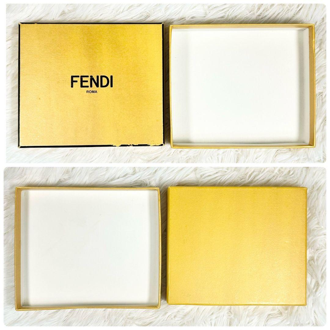 箱付き✨️フェンディ ズッカ柄 2つ折り財布 パイソン ダイアゴナル FFロゴ