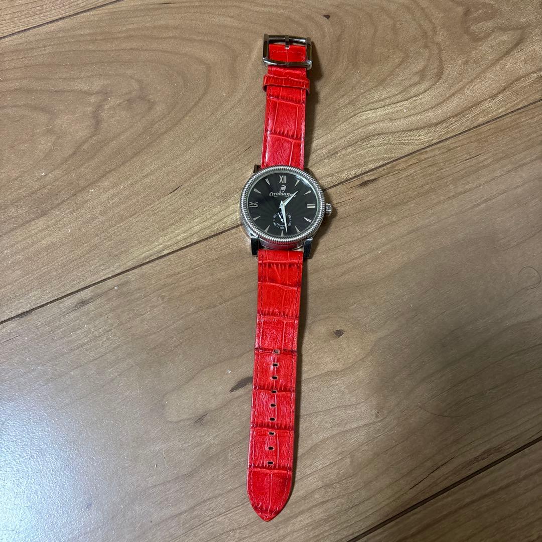 レア品 Orobianco オロビアンコアナログ(自動巻き)両面腕時計