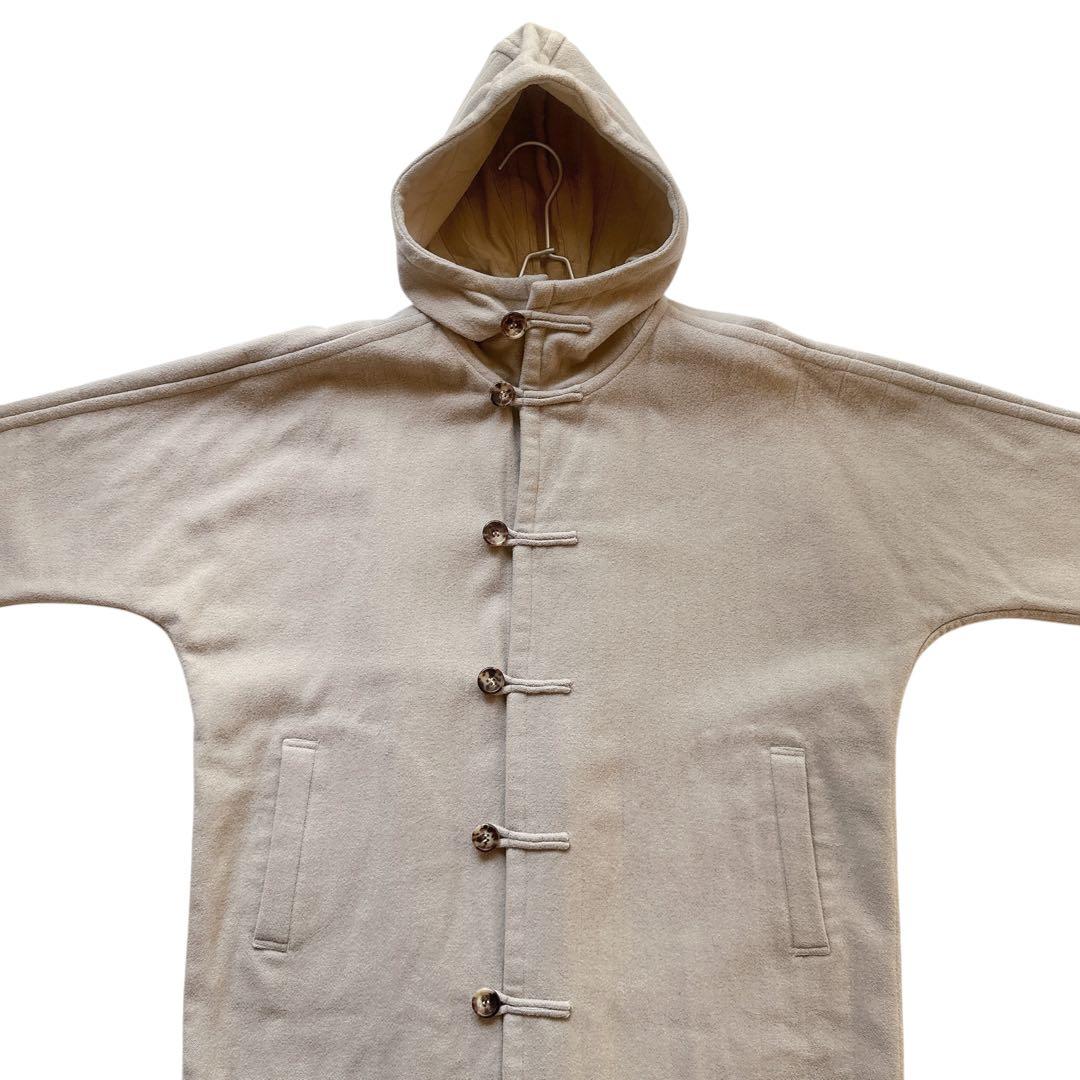 ヨーガンレール ババグーリ インドウール フーデッドコート ドルマン ゆったり