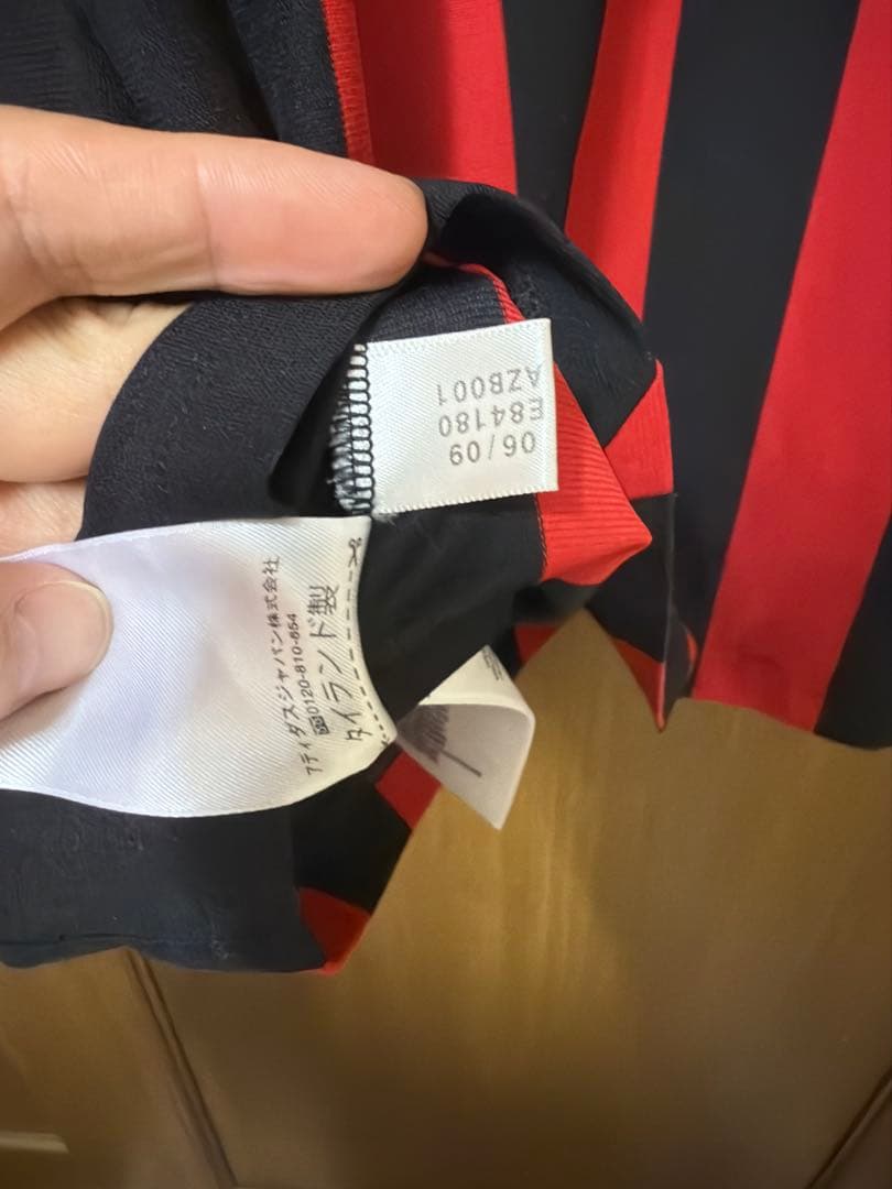 ACミラン　ユニフォーム　ベッカム　チャンピオンズリーグ　09/10