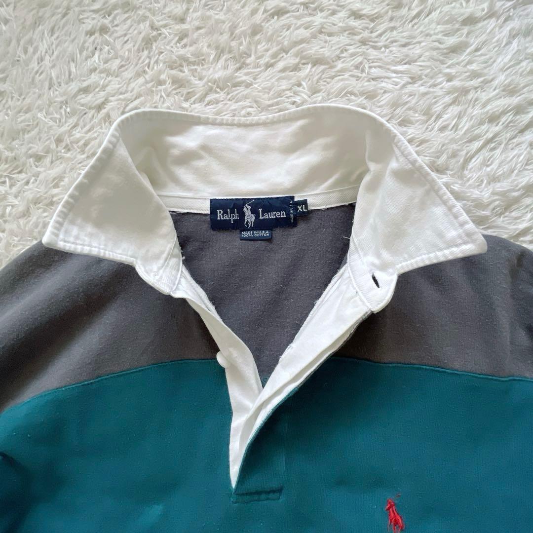 希少オールド　RALPH LAUREN ラガーシャツ 80s 90s USA製