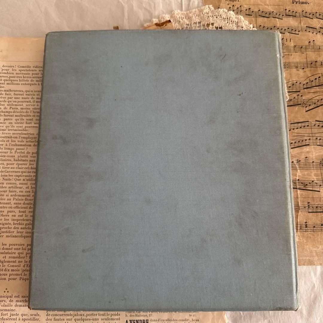 追加写真★アンティーク雑記帳ベビーアルバム洋書ヴィクトリアン　ジャンクジャーナル