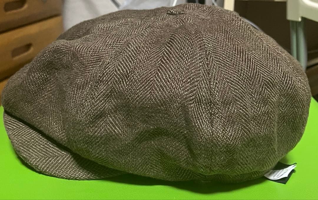 RRL リネン ヘリンボーン ニュースボーイキャップ 58cm