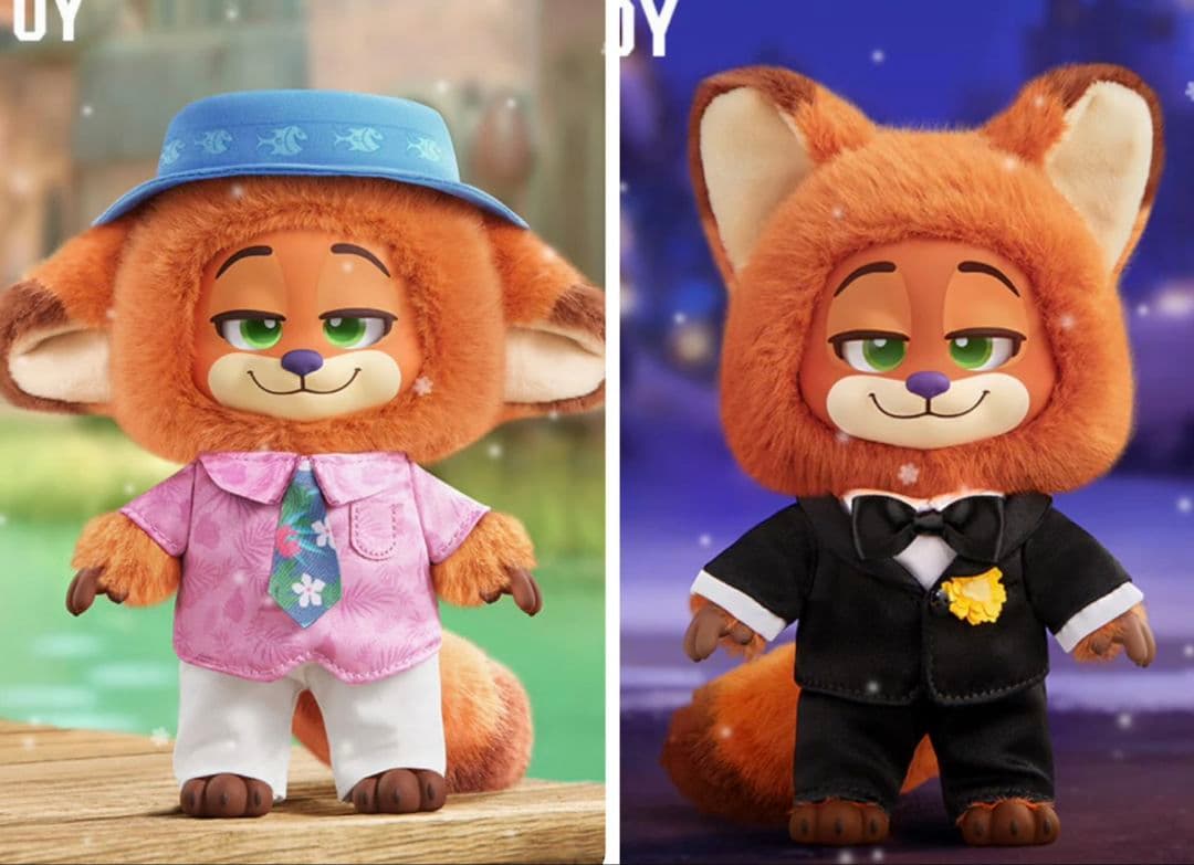 TOPTOY ズートピア ディズニー ニック ぬいぐるみキーホルダー