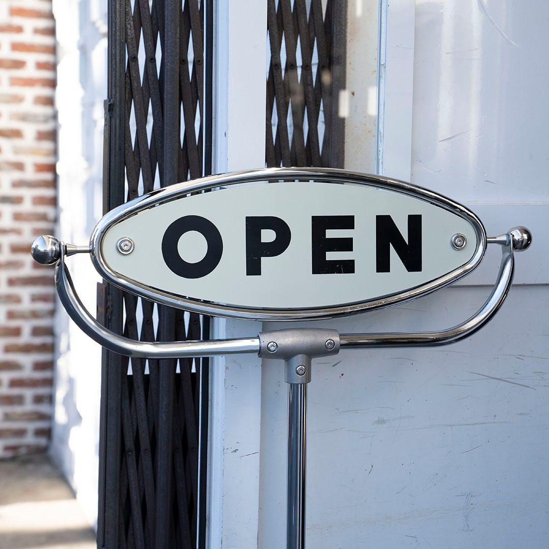 新品 オープン クローズド サイン スタンド 回転 看板 ダルトン インテリア