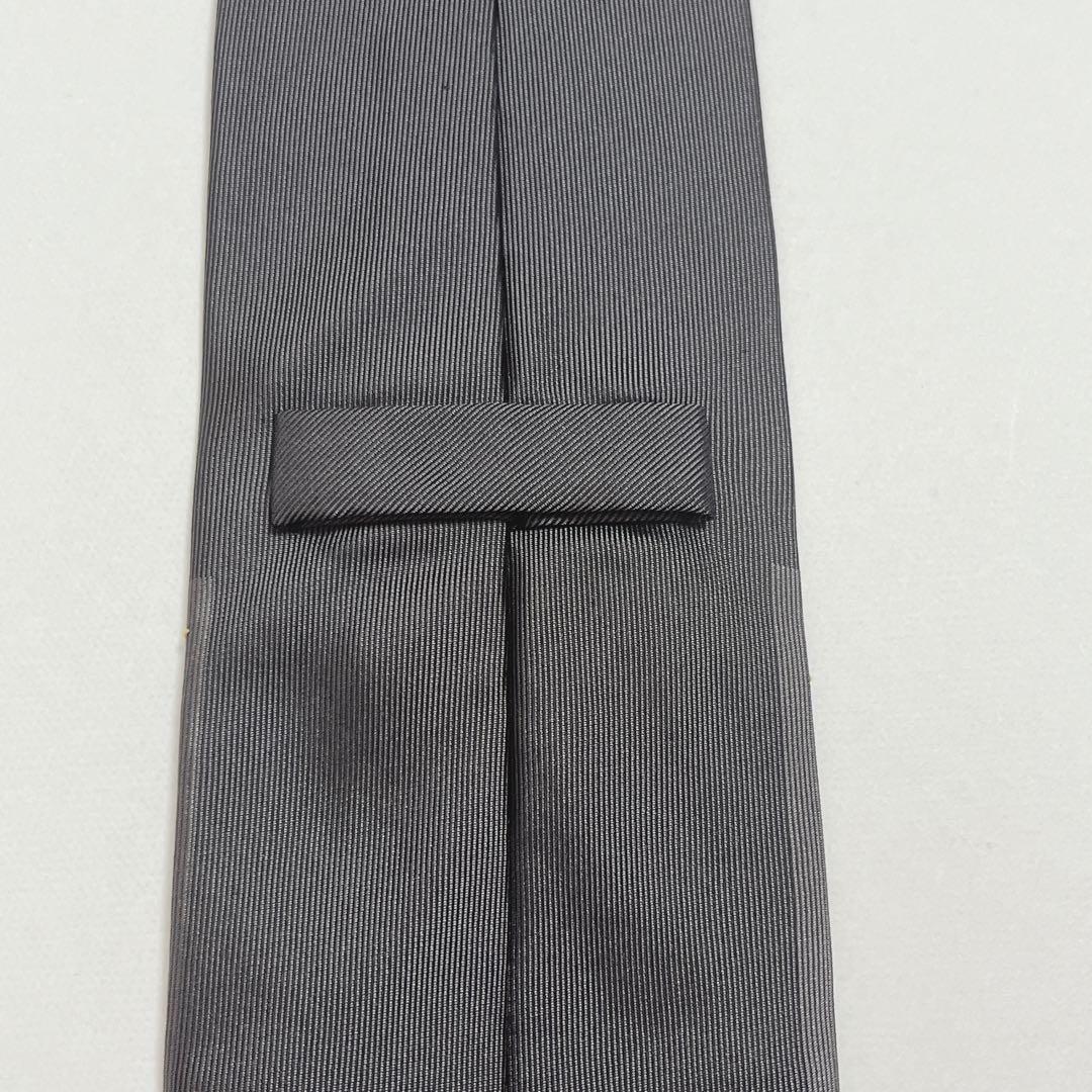 ヴィヴィアンウエストウッド ネクタイ シルクオーブ柄 無地 ロゴ グレー