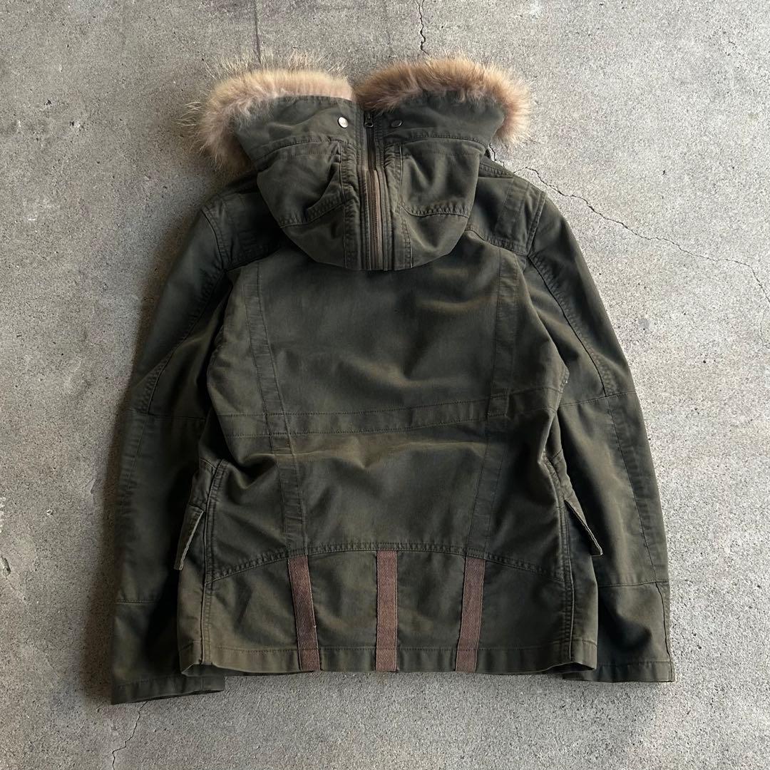 PPFM N-2B ラクーンファー ミリタリージャケット Y2K アーカイブ