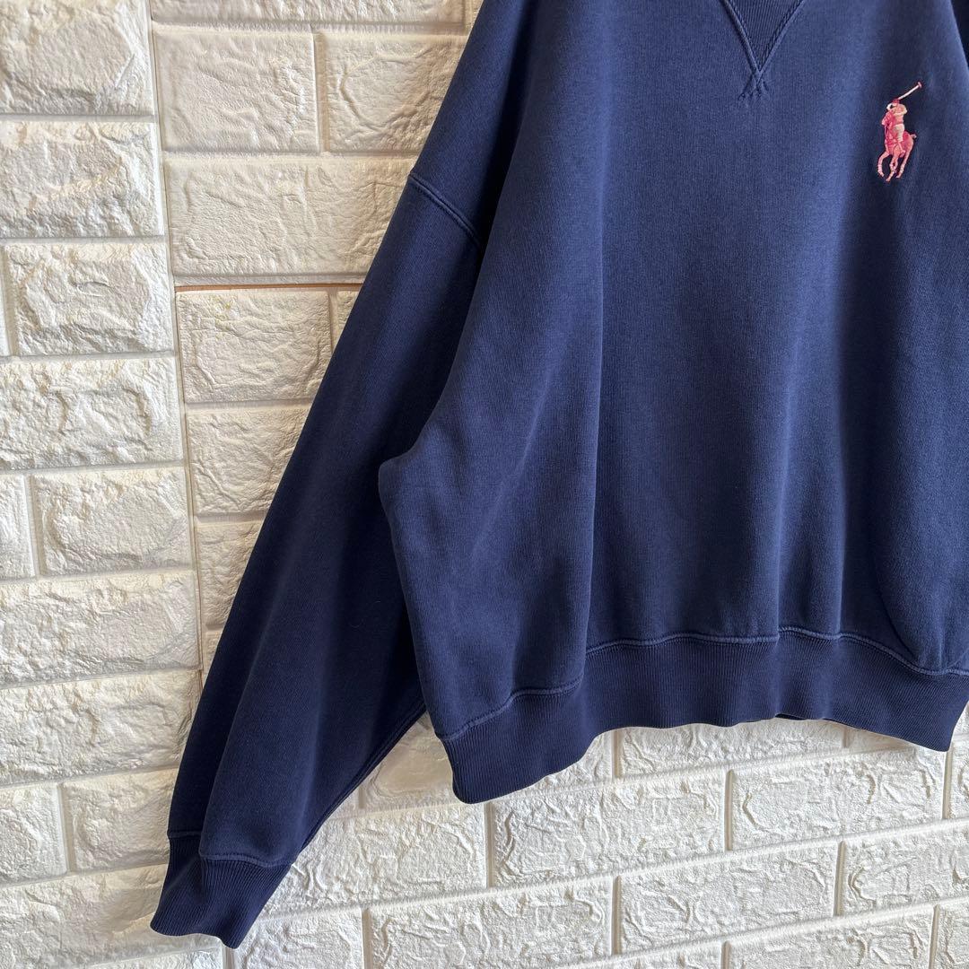 ラルフローレン PINK PONY ピンクポニー 刺繍 スウェット トレーナー
