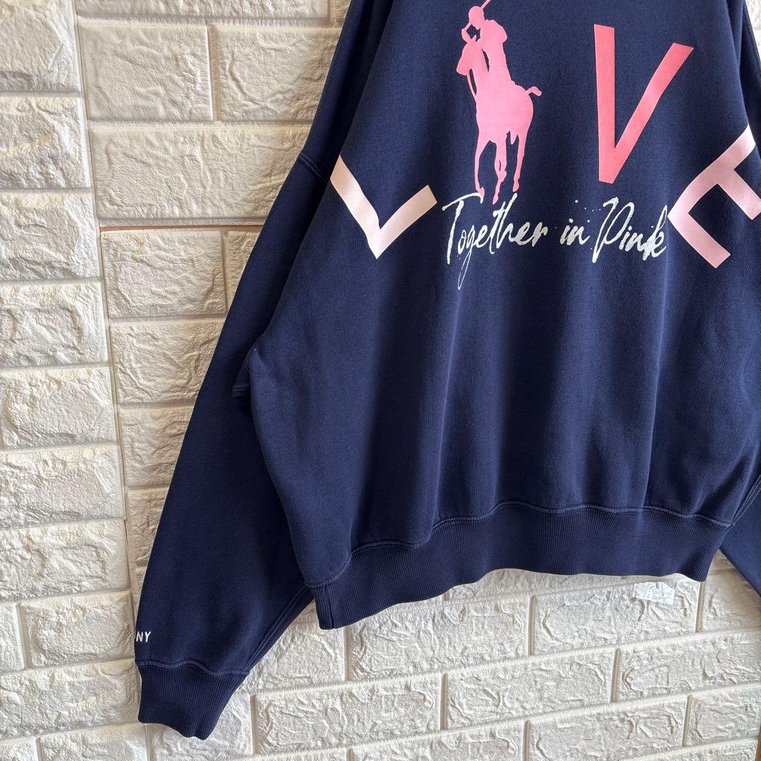 ラルフローレン PINK PONY ピンクポニー 刺繍 スウェット トレーナー