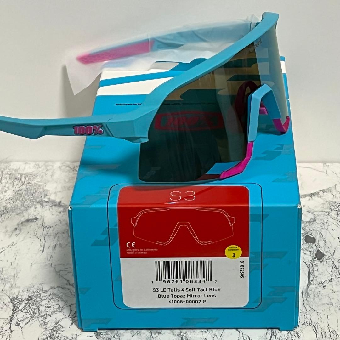 【最新作】 100% ワンハンドレッド サングラス S3 タティスJr 2025