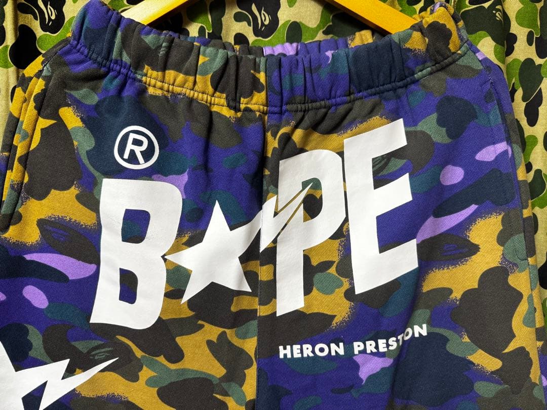 ユウ BAPE × HERON PRESTON スウェットパンツ