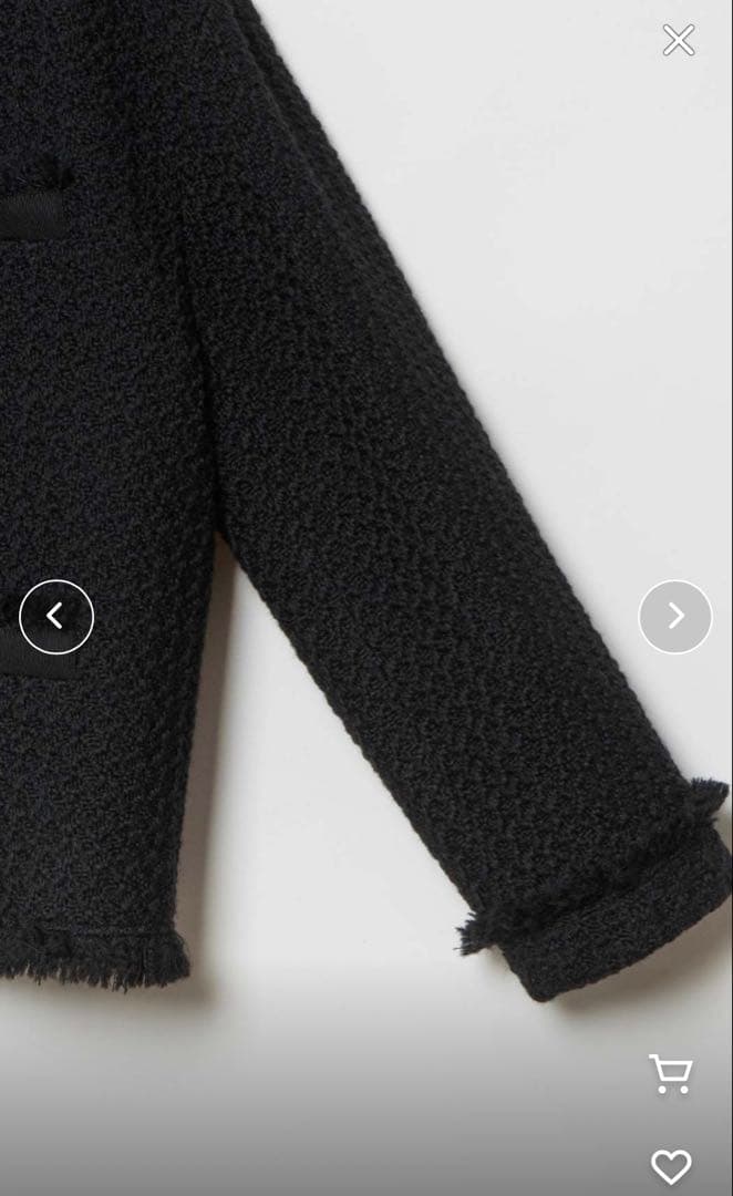 allureville未使用ノーカラージャケット