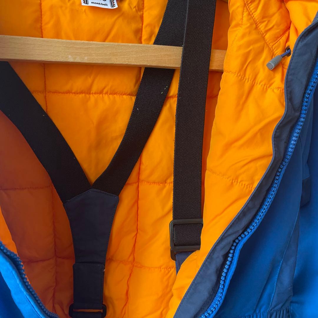 mont-bell 子供用スキーウェア 青　120