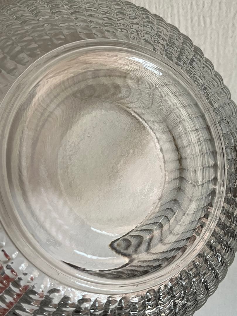 ナンタケットバスケット型　　ガラスジャー(キャニスター)