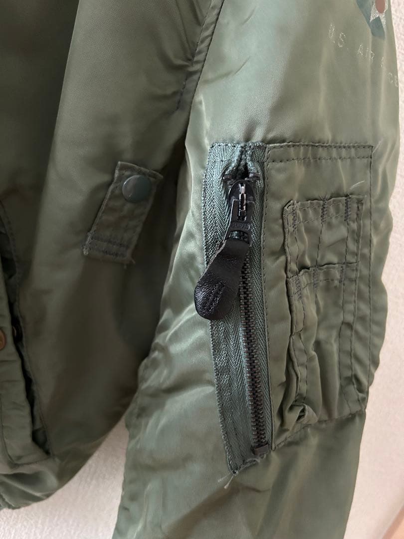 【ALPHA】90s USA製　50s復刻　フライトジャケット　MA-1