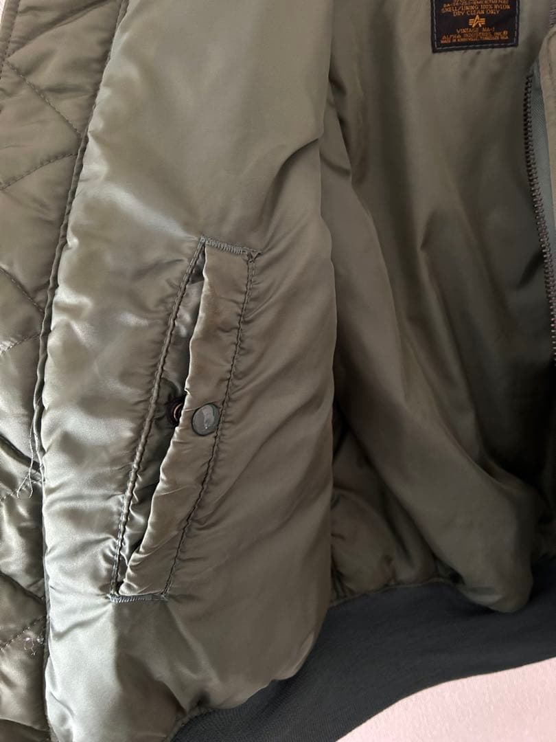【ALPHA】90s USA製　50s復刻　フライトジャケット　MA-1