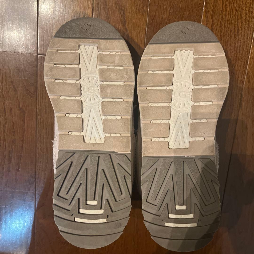 UGG スニーカー CA805風 ホワイト ベージュ ローカット 箱あり24cm